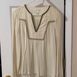 Off white H&M blouse
